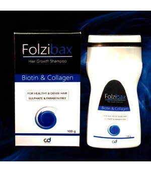 Folzibax Hair Growth Shampoo Sulphate & Paraben Free 100g