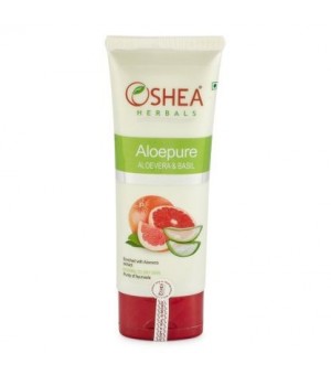 Oshea Herbals ALOEPURE Aloevera & Basil Face Wash 120ML