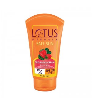 Lotus Herbals Safe Sun Sun Block Cream PA SPF 20